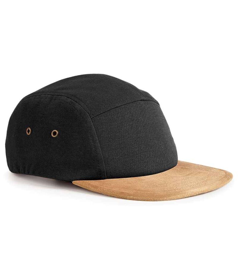 Beechfield Suede peak 5-panel cap - Image 3