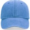 Beechfield Low Profile Vintage Cap in Vintage Cornflower.