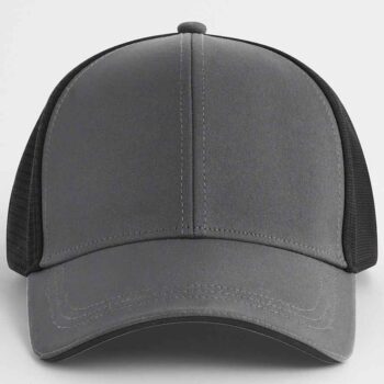 Beechfield Club Cap in Gunmetal/ Black
