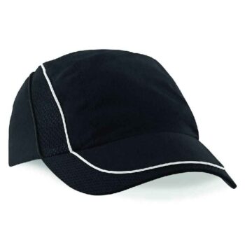 Beechfield COOLMAX Flow Mesh Cap in Black