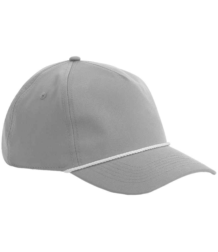 Beechfield Rope Detail Golf Cap in Light Grey/White