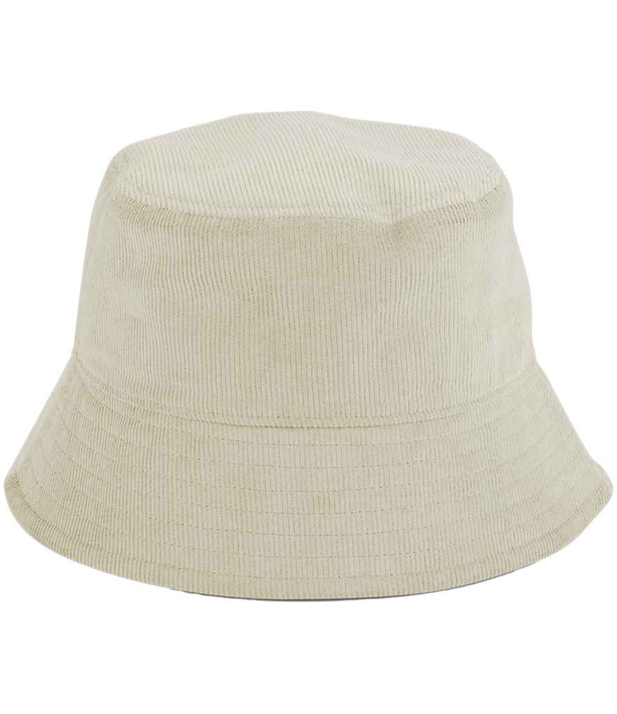 Beechfield EarthAware Organic Cord Bucket Hat in Stone