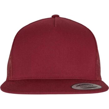 Flexfit Classic Trucker Cap in Maroon.