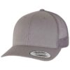 Flexfit Retro Trucker Cap in Steel Grey.