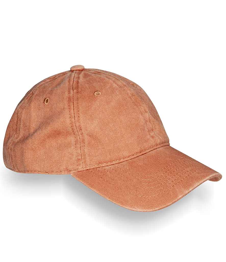 Result Core Pure Cotton Vintage Cap RC092 Result Core Pure Cotton Vintage Cap in Vintage Orange.